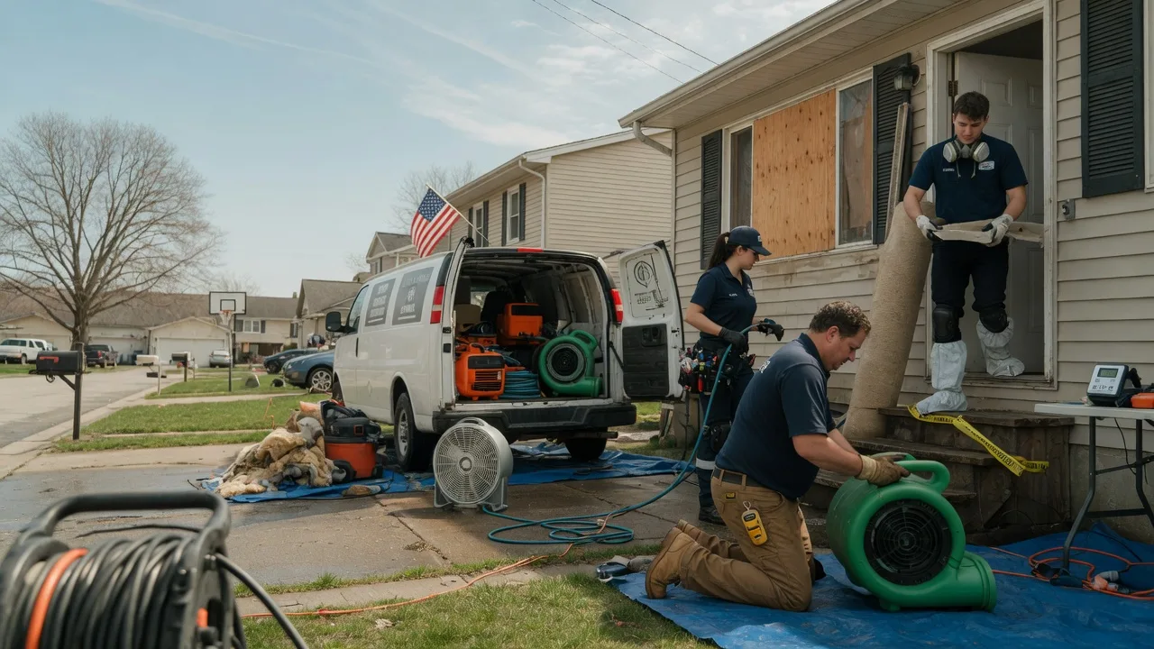 Water Damage Restoration in Monticello, IL near me